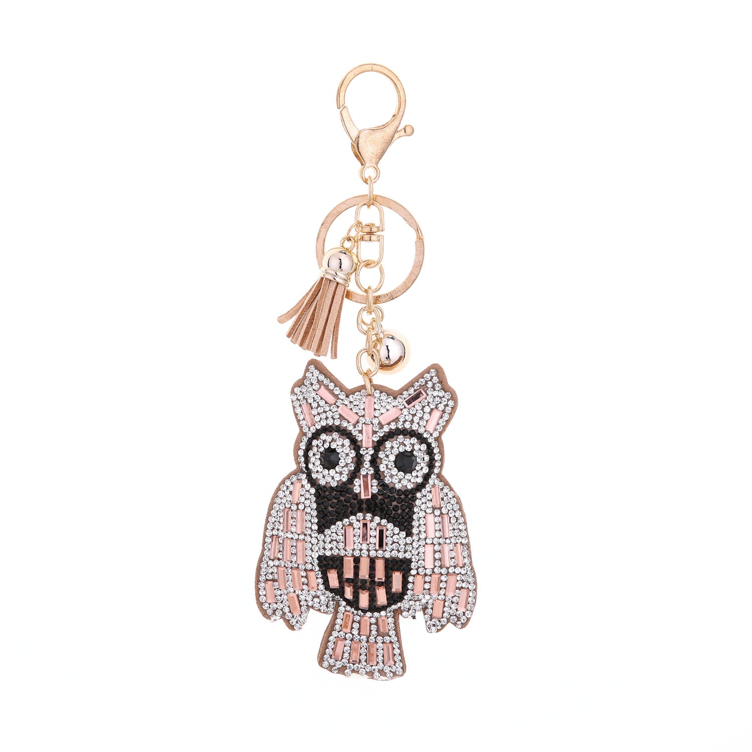 Wholesale Diamond Owl Keychain